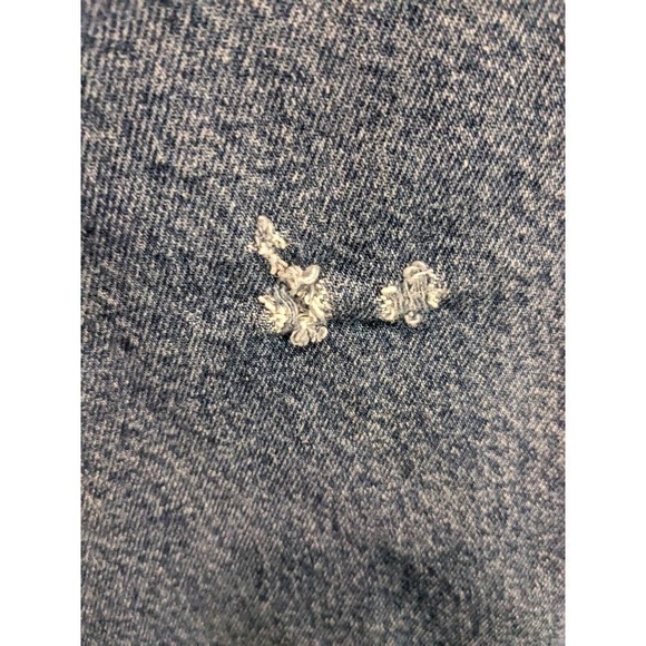 LL Bean Mens Comfort Waist Blue Jeans 38x30 Flannel LINED INSULATED SMALL HOLE - Picture 2 of 5